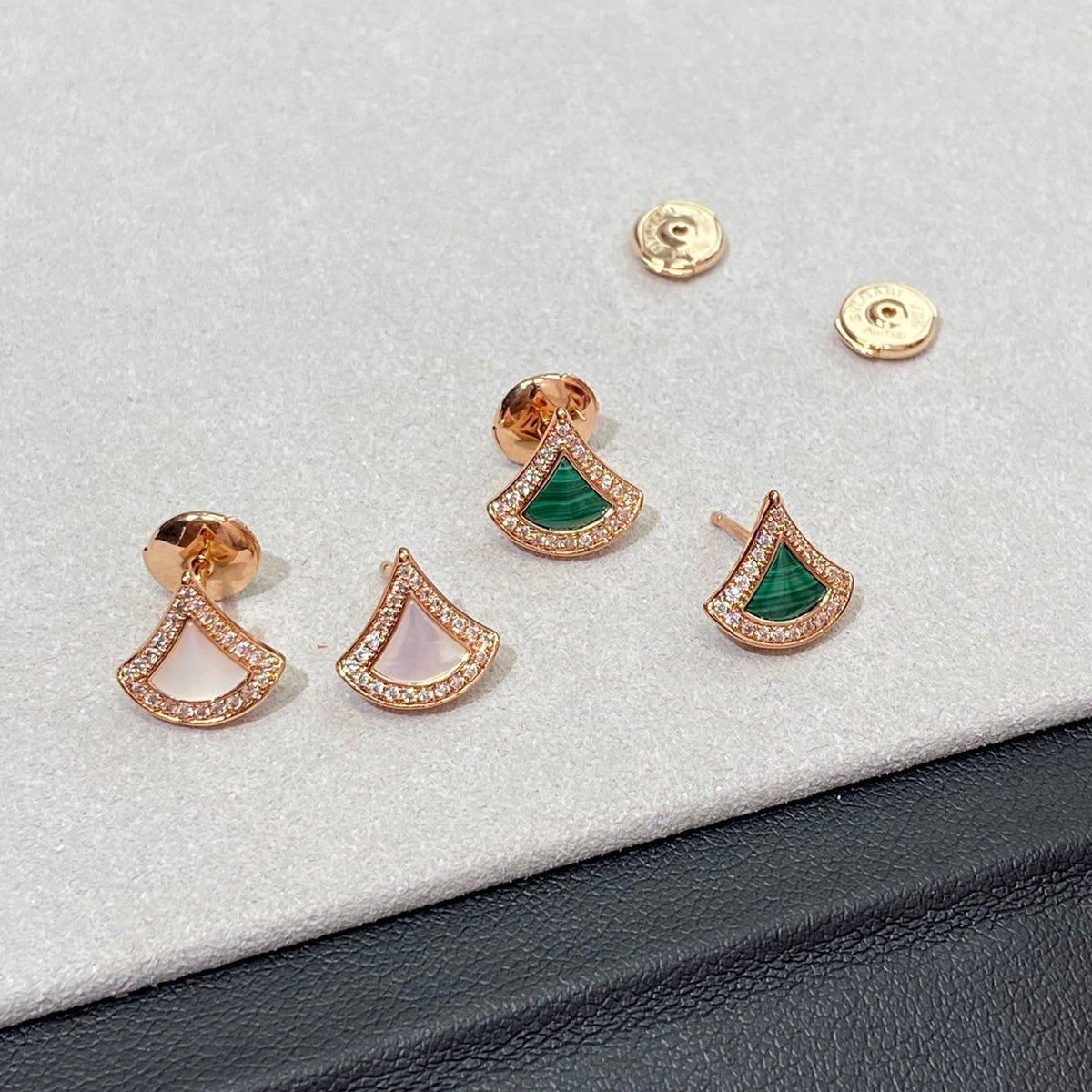 Bvlgari Divas Dream Earrings Pink Gold Diamond