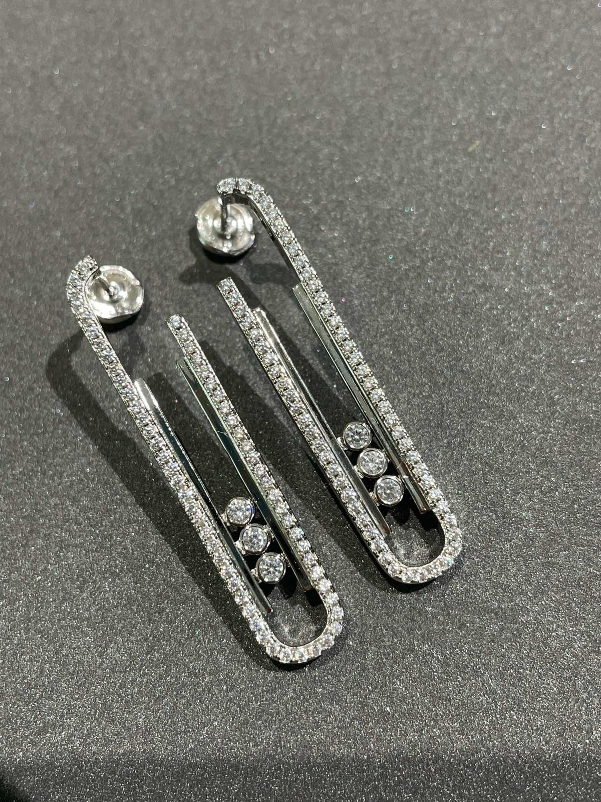 Messika Move 10th PM Earrings Cubic Zirconia
