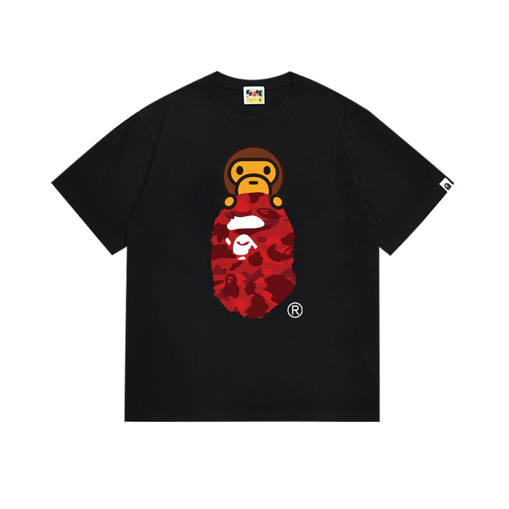 BAPE Camo Ape-Head Graphic T-Shirt — front
