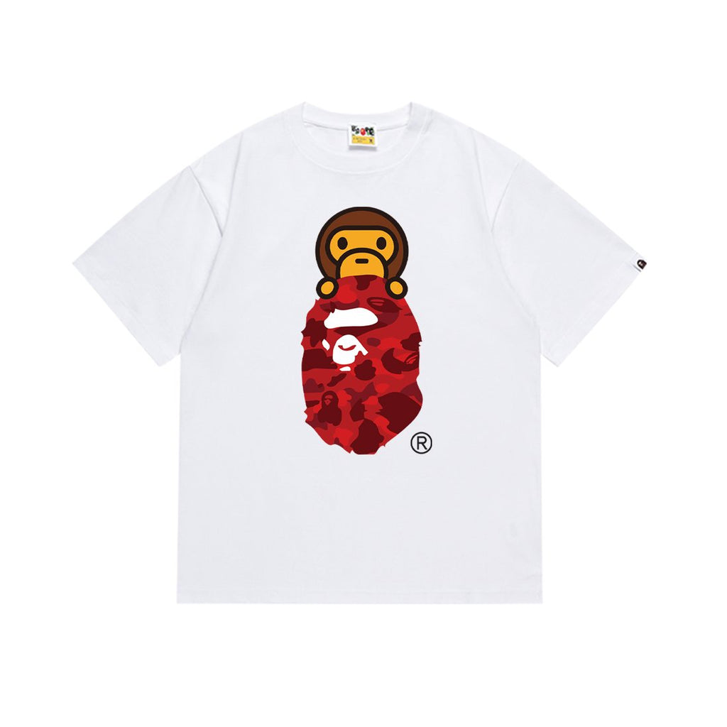 BAPE Camo Ape-Head Graphic T-Shirt — front