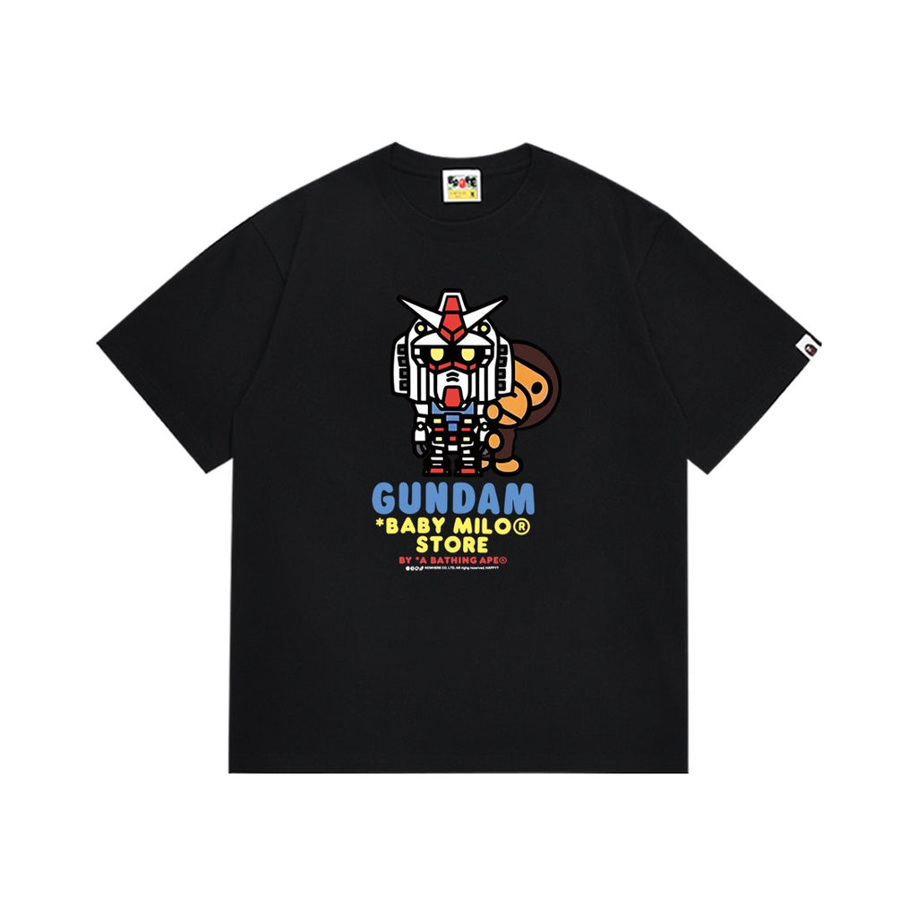 BAPE Gundam Baby Milo Graphic T-Shirt — front