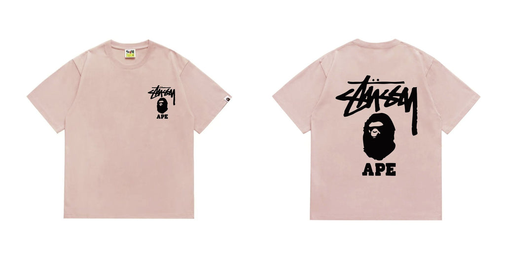 BAPE Stussy Graphic Short-Sleeve T-Shirt — comparison