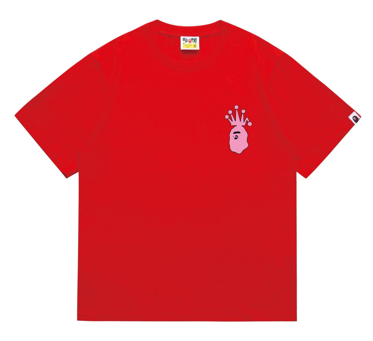 BAPE Crown-Face Graffiti Graphic T-Shirt — front