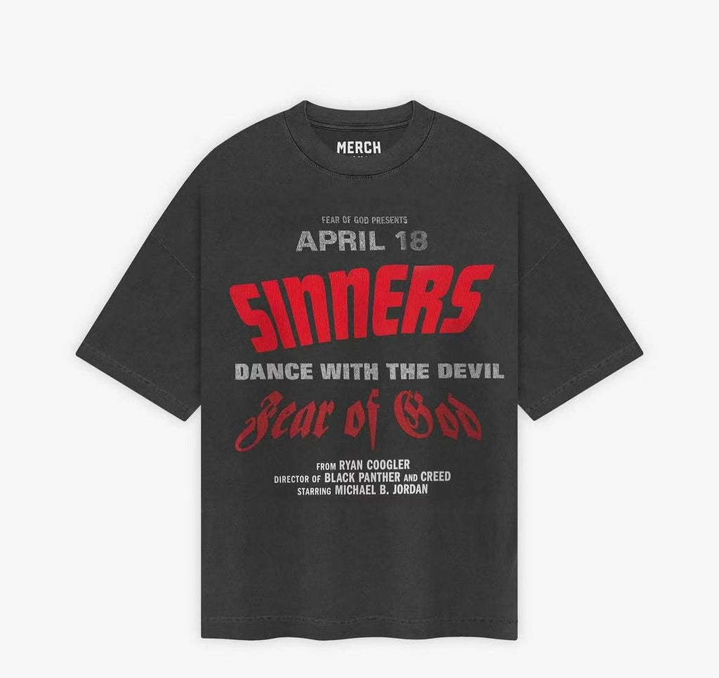 Fear of God Sinners Dance With the Devil Graphic T-Shirt — front
