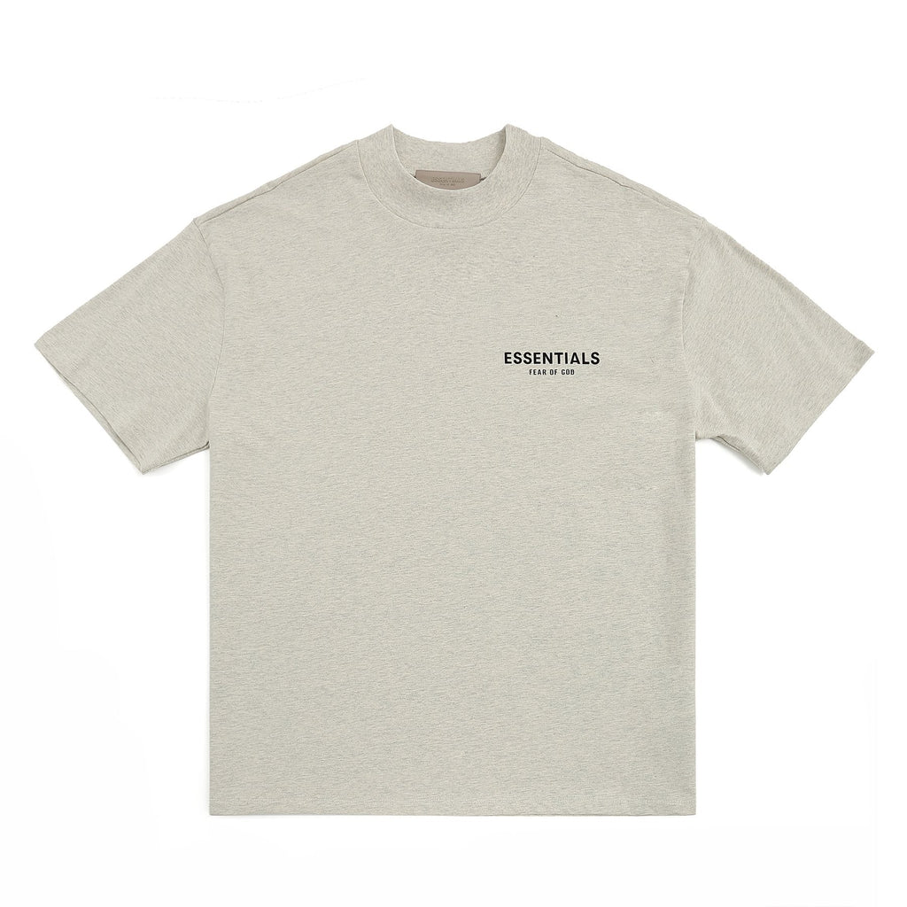 ESSENTIALS Flocked Logo Graphic T-Shirt — front