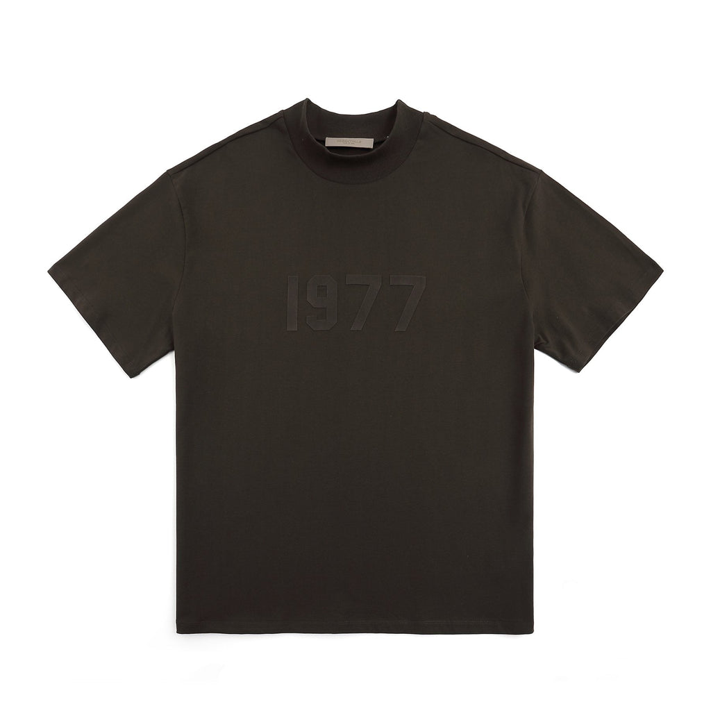 ESSENTIALS 1977 Tonal Wordmark Mock-Neck T-Shirt — front