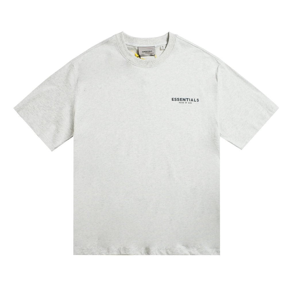 ESSENTIALS Reflective Chest Logo Short-Sleeve T-Shirt — front