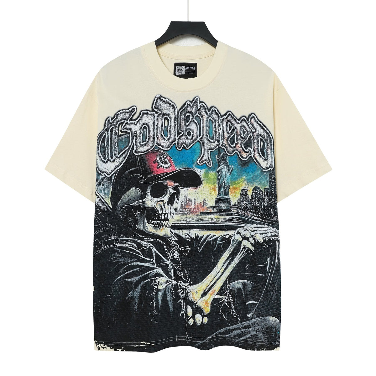 Godspeed Skull City Back Graphic T-Shirt — front