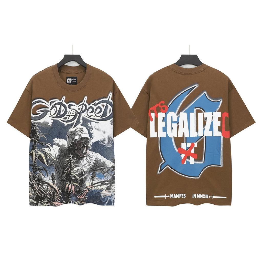 Godspeed Legalized Graphic Short-Sleeve T-Shirt — front