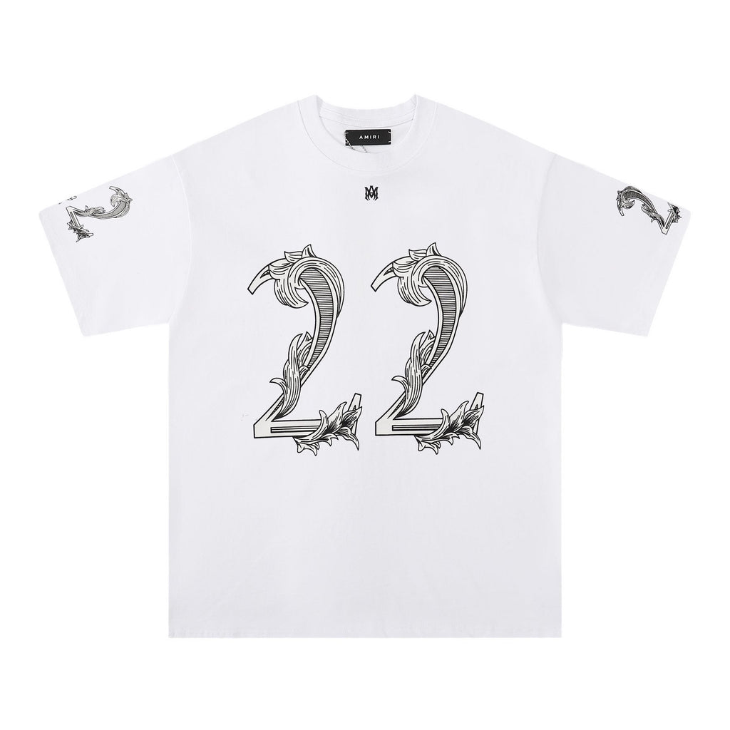 AMIRI Number Graphic Short-Sleeve T-Shirt — front