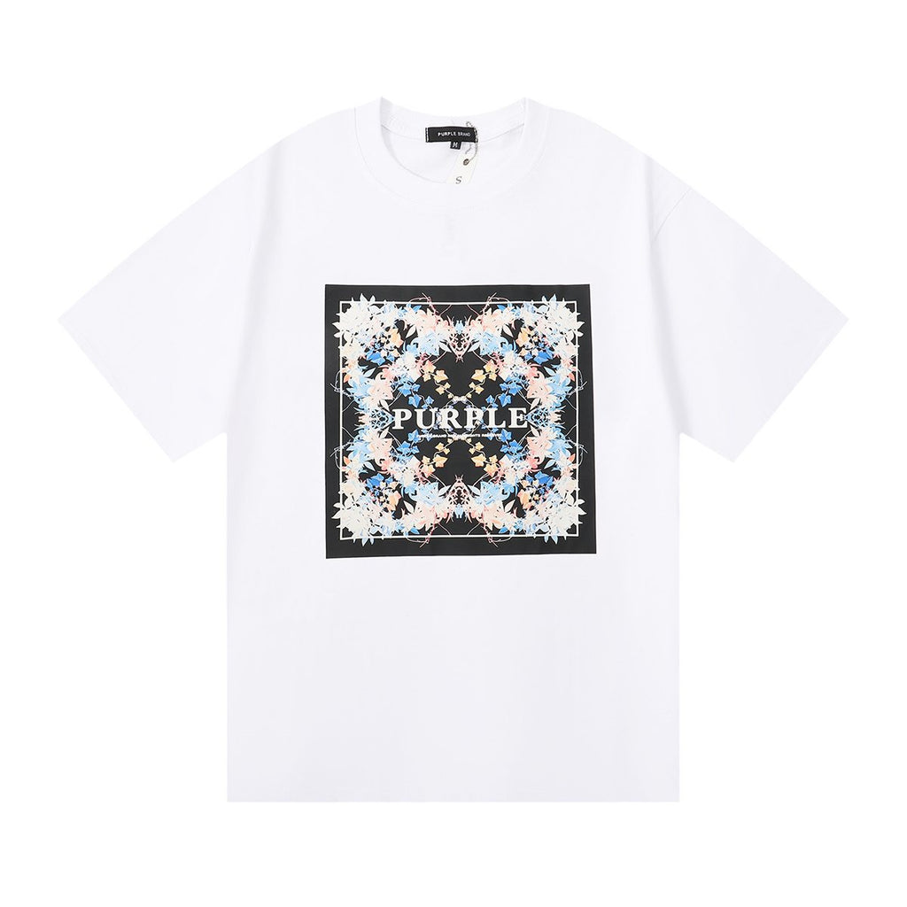 Purple Brand Green Vine Graphic T-Shirt — front