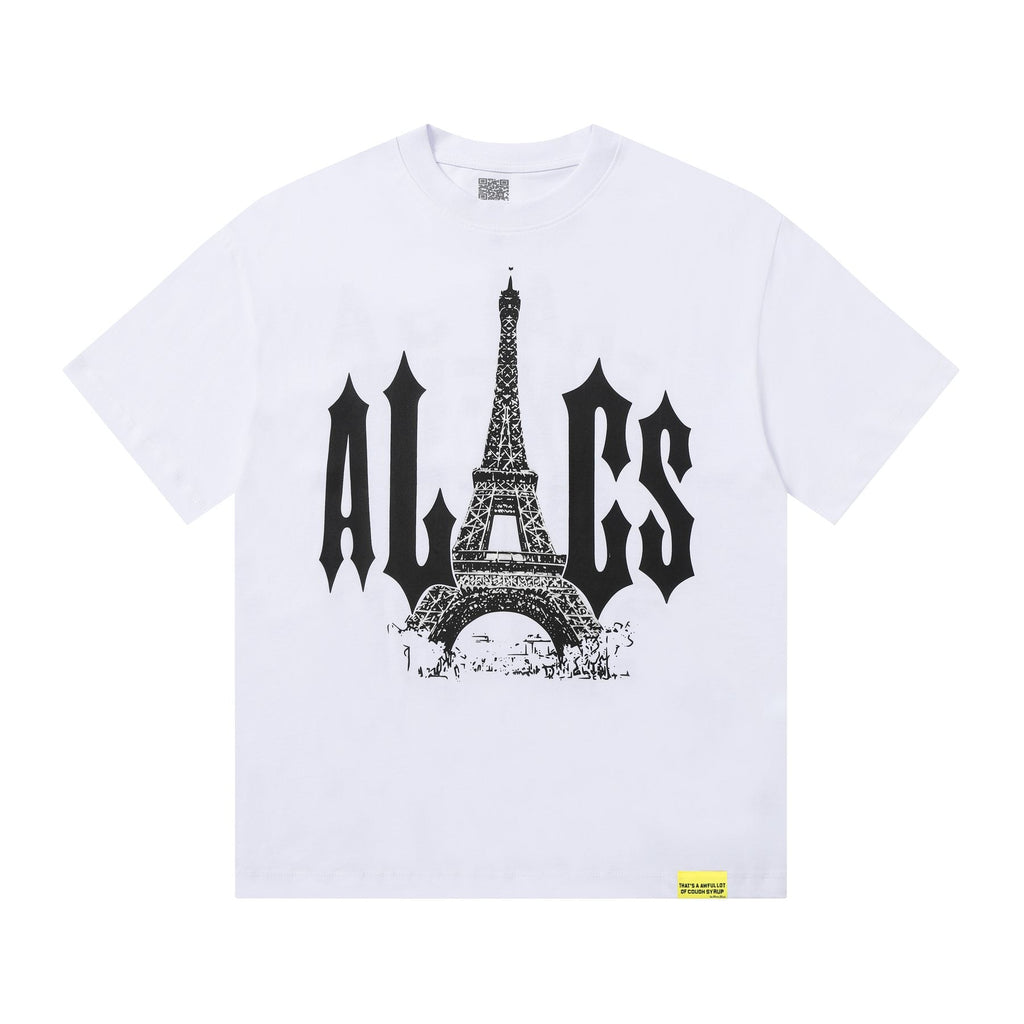 THAT'S A AWFUL LOT OF COUGH SYRUP Eiffel Tower Graphic T-Shirt — front