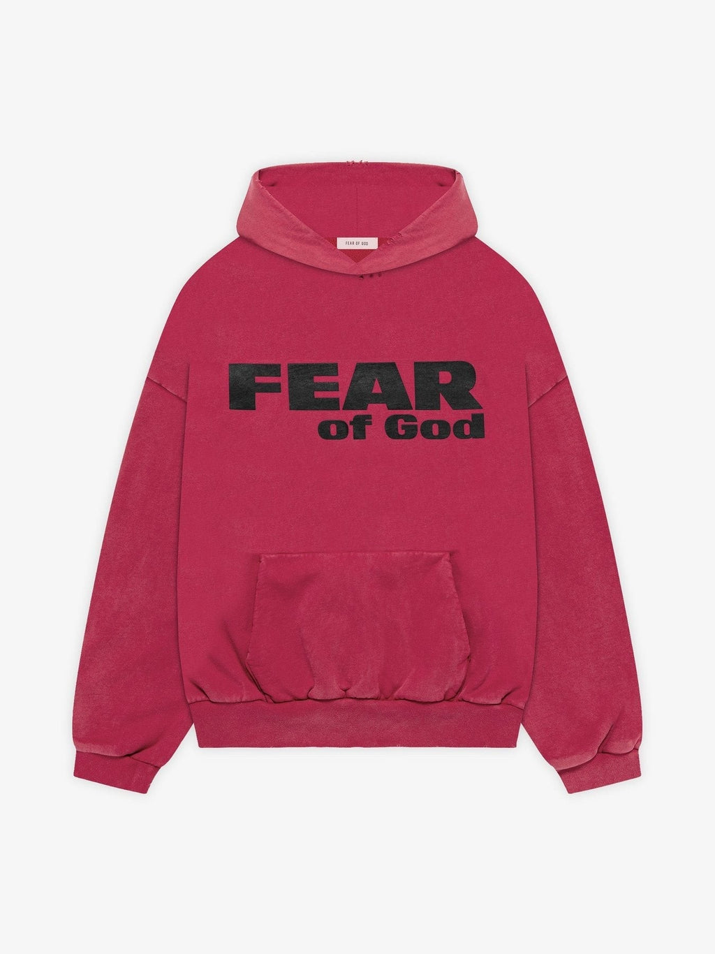 Fear of God Washed Graphic Pullover Hoodie — front