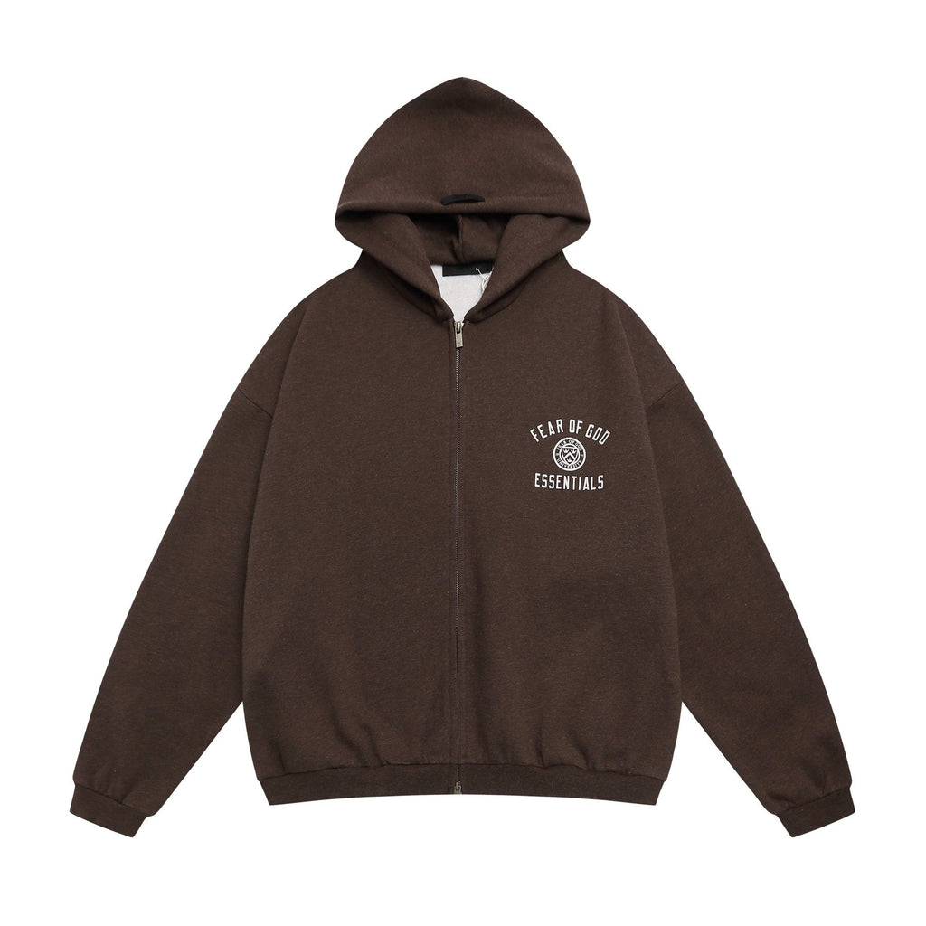 Fear of God State Graphic Zip Hoodie — front