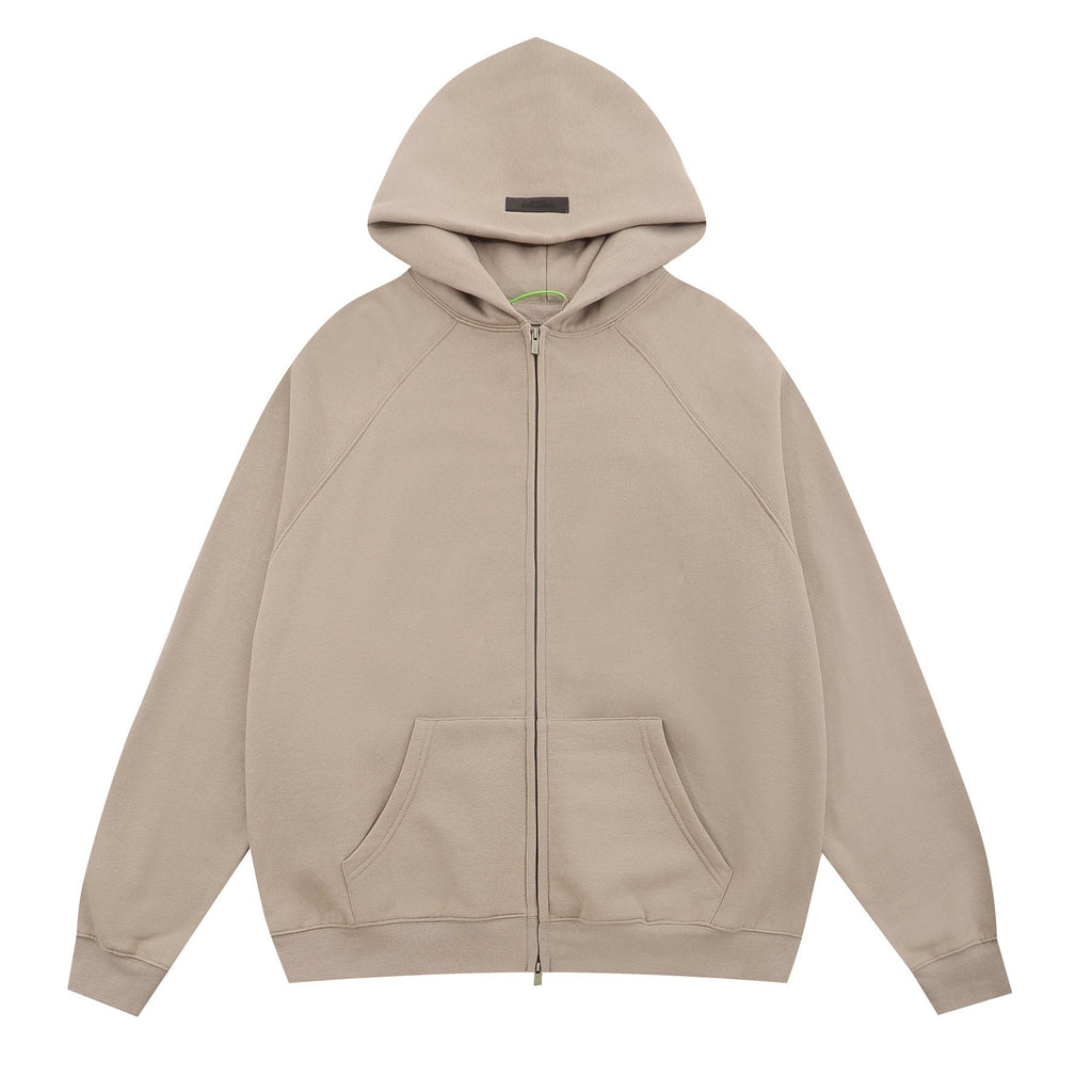 Essentials Fear of God Zip Hoodie — front