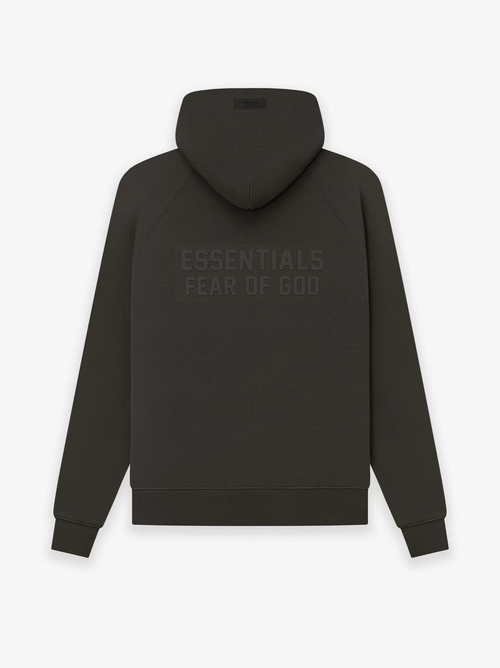Essentials Fear of God Tonal Back Graphic Pullover Hoodie — back