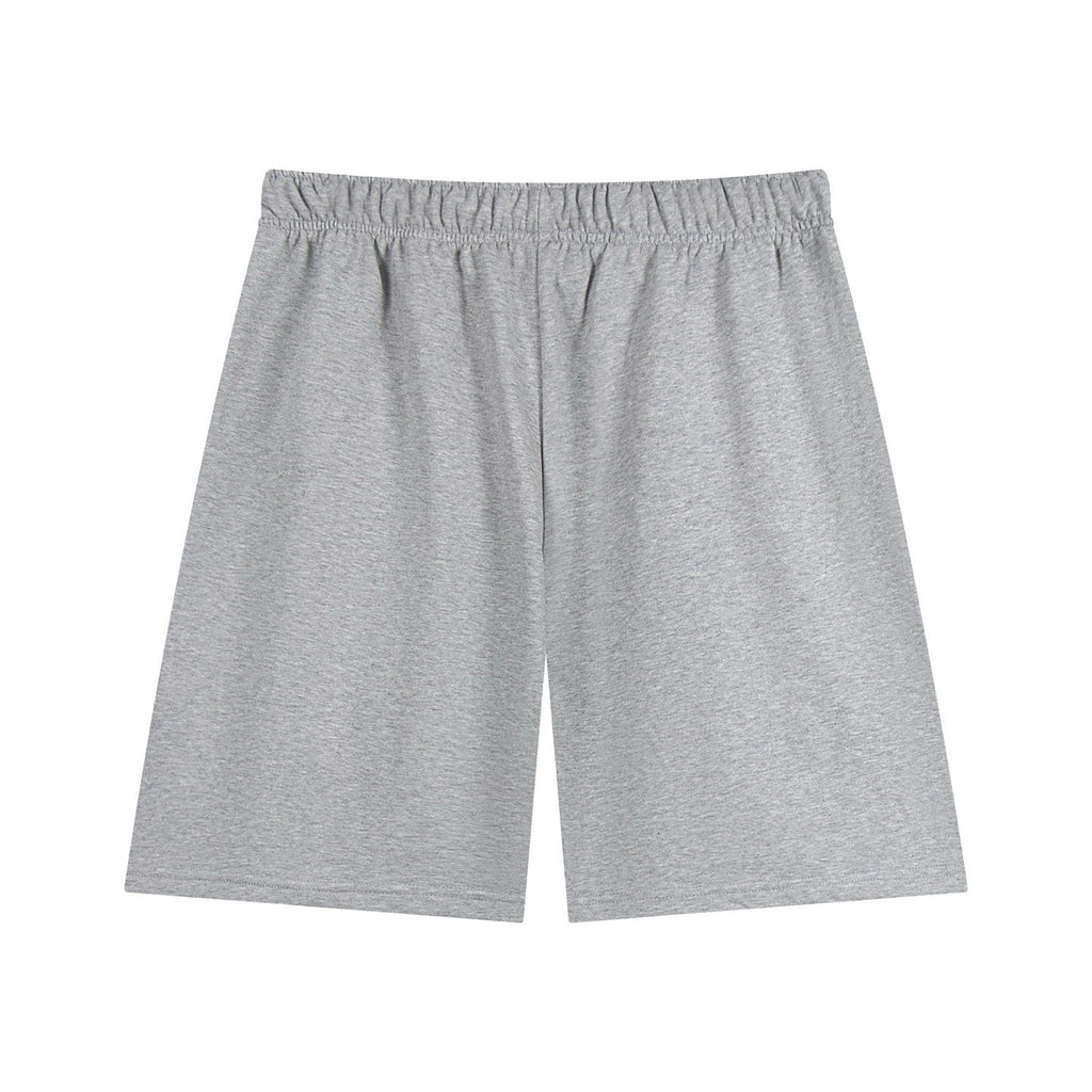 alo Elastic Waist Logo Detail Shorts — front
