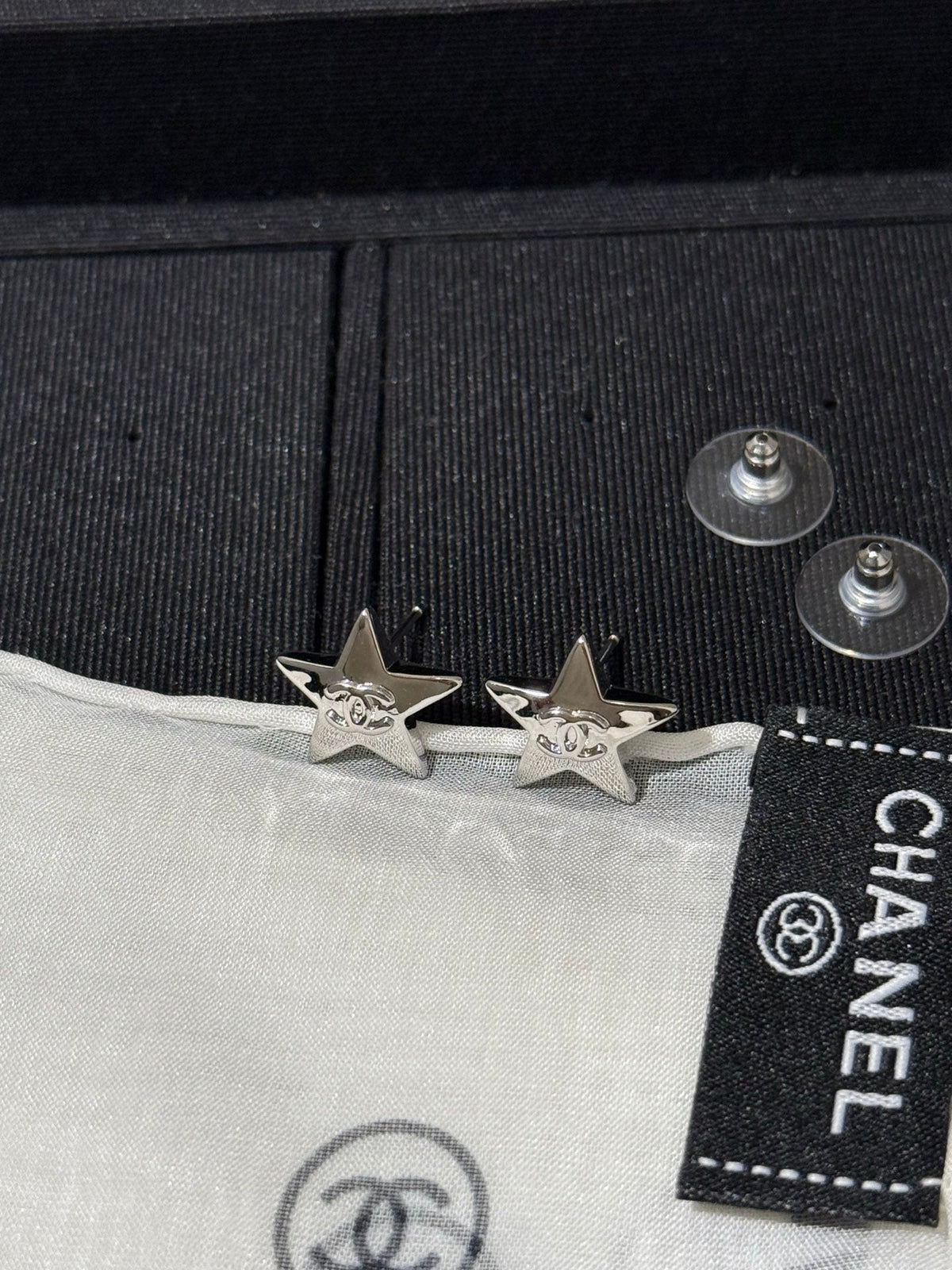 Chanel 2026 Star Double C Small Earrings