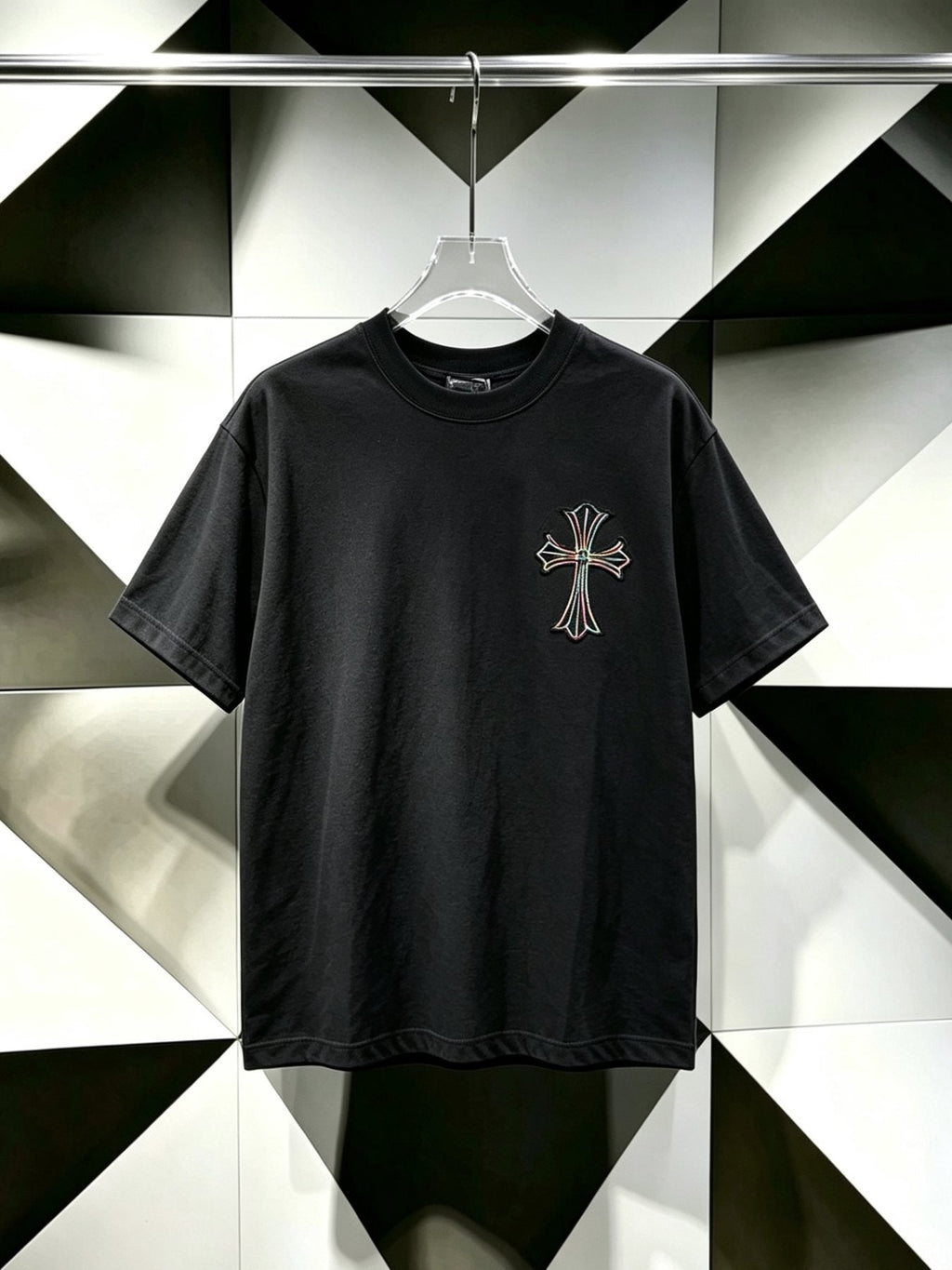 Chrome Hearts Ornate Cross Graphic T-Shirt — hero