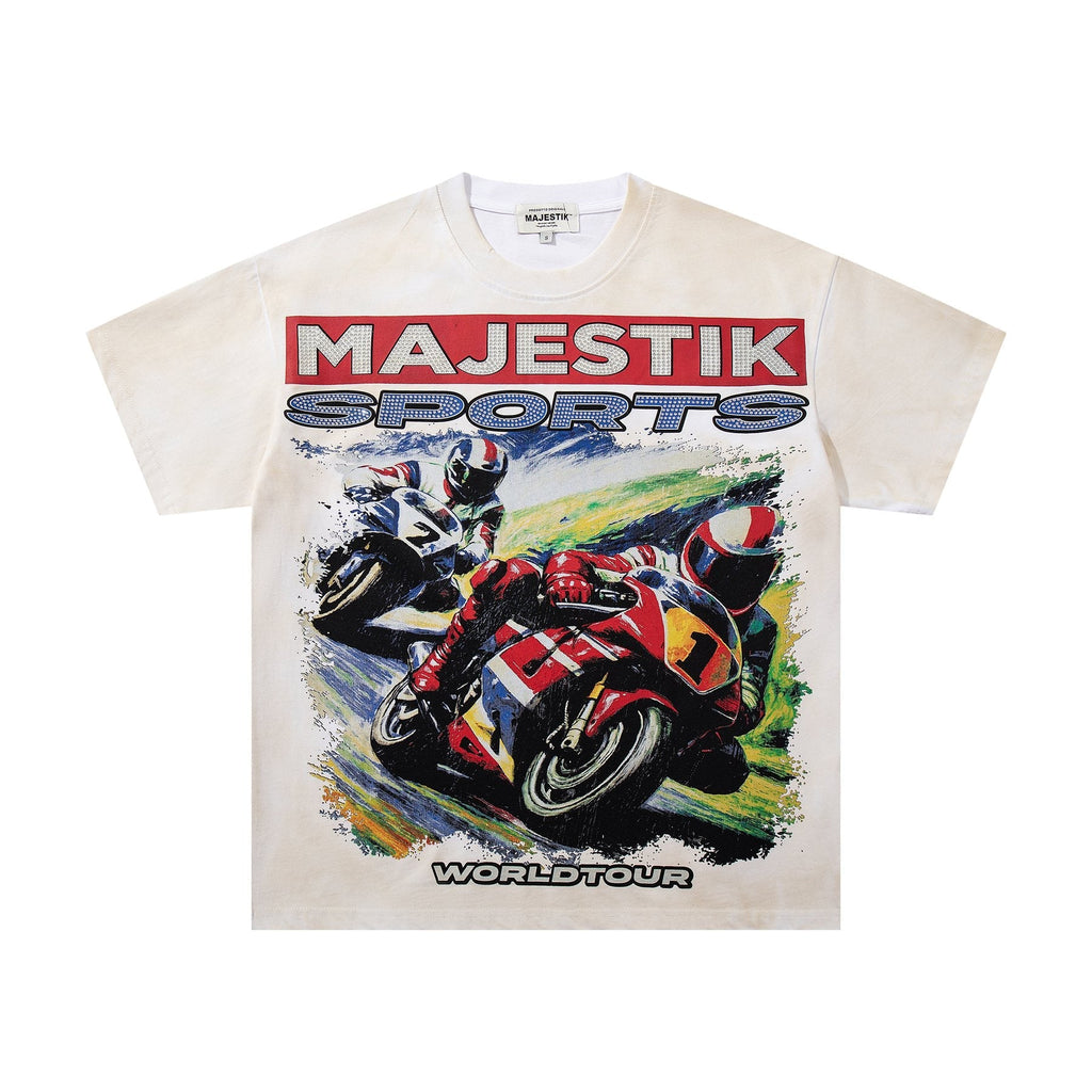 MAJESTIK Motorcycle World Tour Graphic T-Shirt — hero