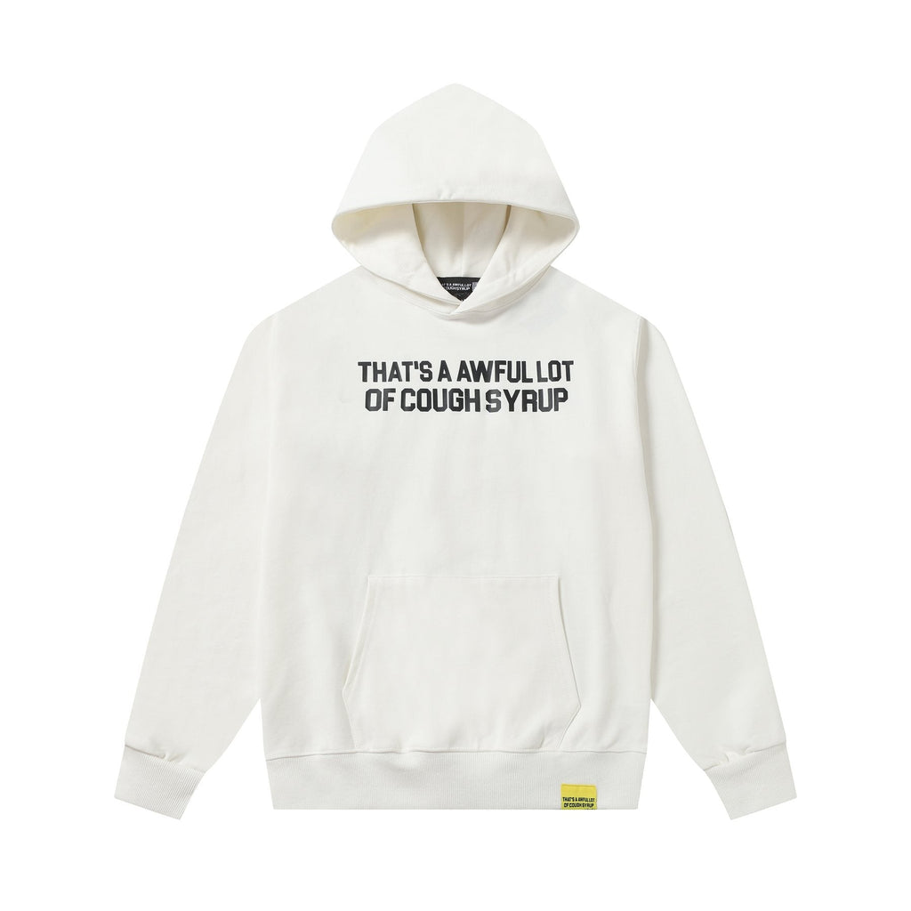 THAT'S A AWFUL LOT OF COUGH SYRUP Angel Tears Graphic Hoodie — front