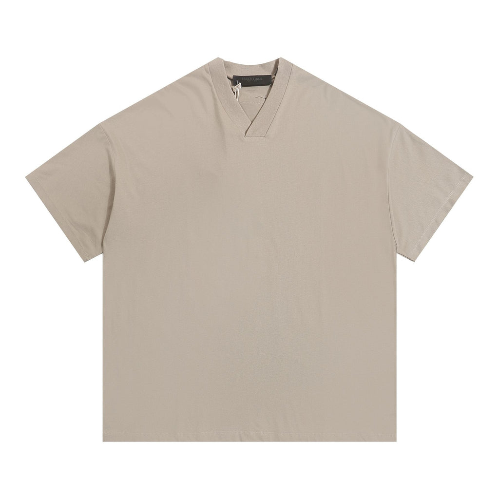 ESSENTIALS V-Notch Back Wordmark T-Shirt — front