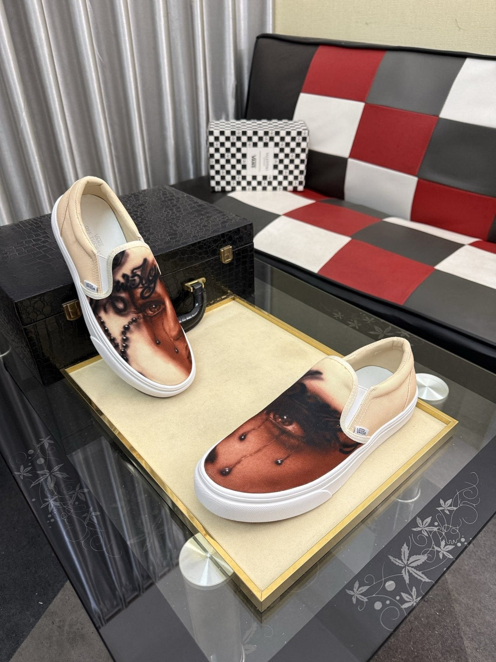 Vans Graphic Slip-On Sneakers — side