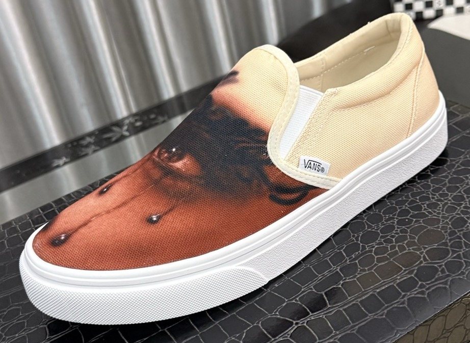 Vans Graphic Slip-On Sneakers — hero