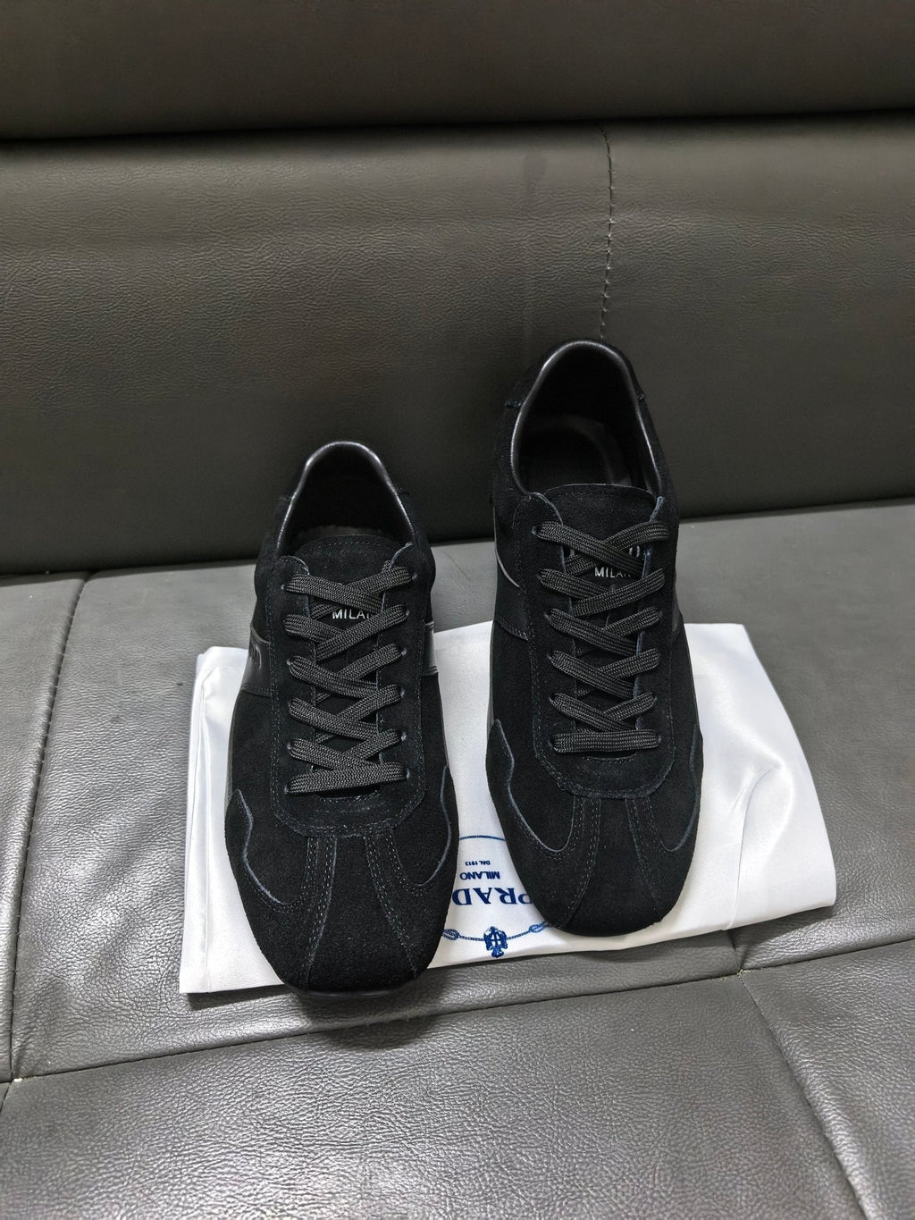 Prada Black Low-Top Sneakers — hero