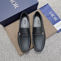 Dior Black Moc-Toe Loafers — hero