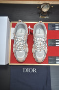 微商相册测试鞋子-Dior White Mesh Low-Top Sneakers — front