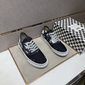 VANS Black Graphic Low-Top Sneakers — front