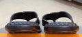 Louis Vuitton Black Logo Slide Sandals — hero