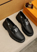 Louis Vuitton Black Hardware Loafers — hero