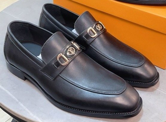 Louis Vuitton Black Hardware Loafers — hero