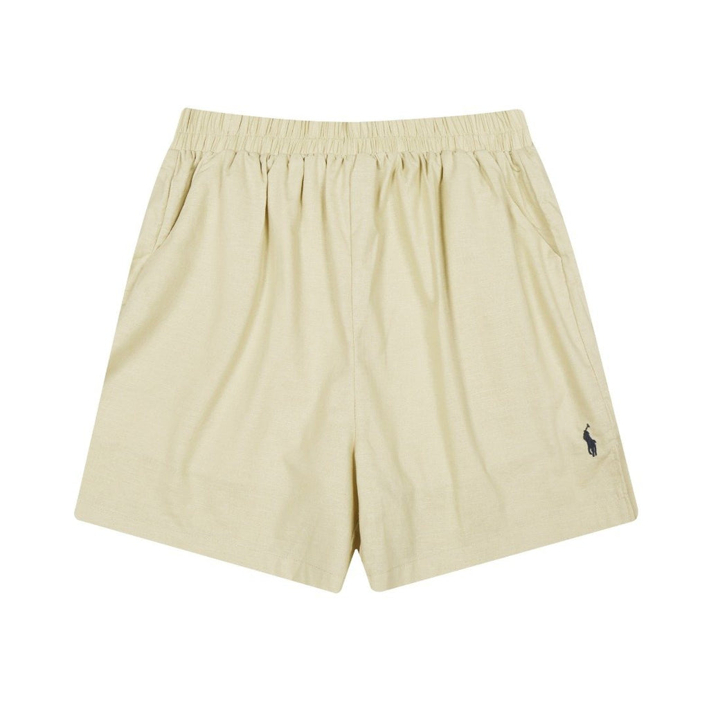 Test2-Ralph Lauren Relaxed Elastic-Waist Shorts — front