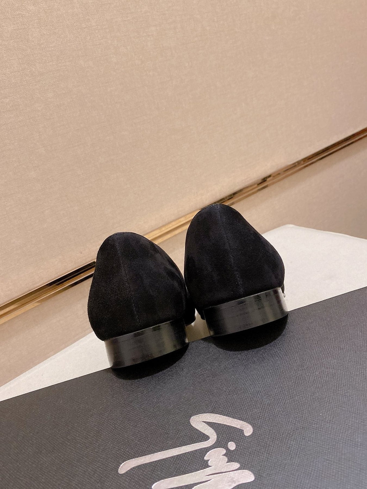 Giuseppe Zanotti Rhinestone Loafers — side