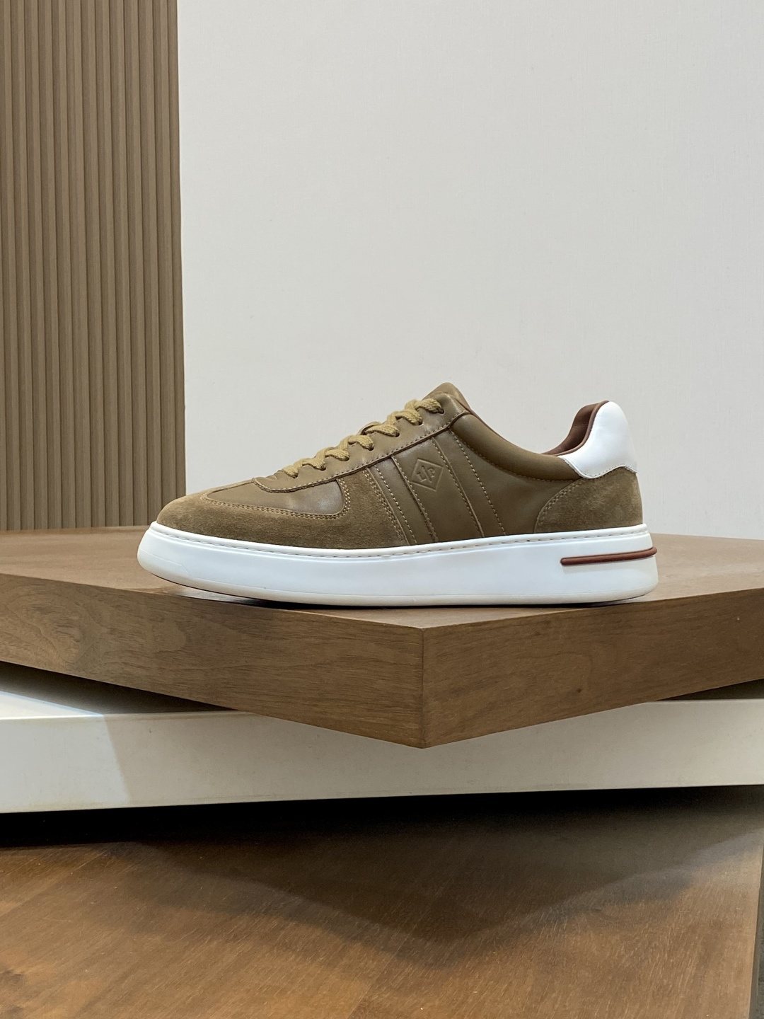 Loro Piana Tan Low-Top Sneakers — hero