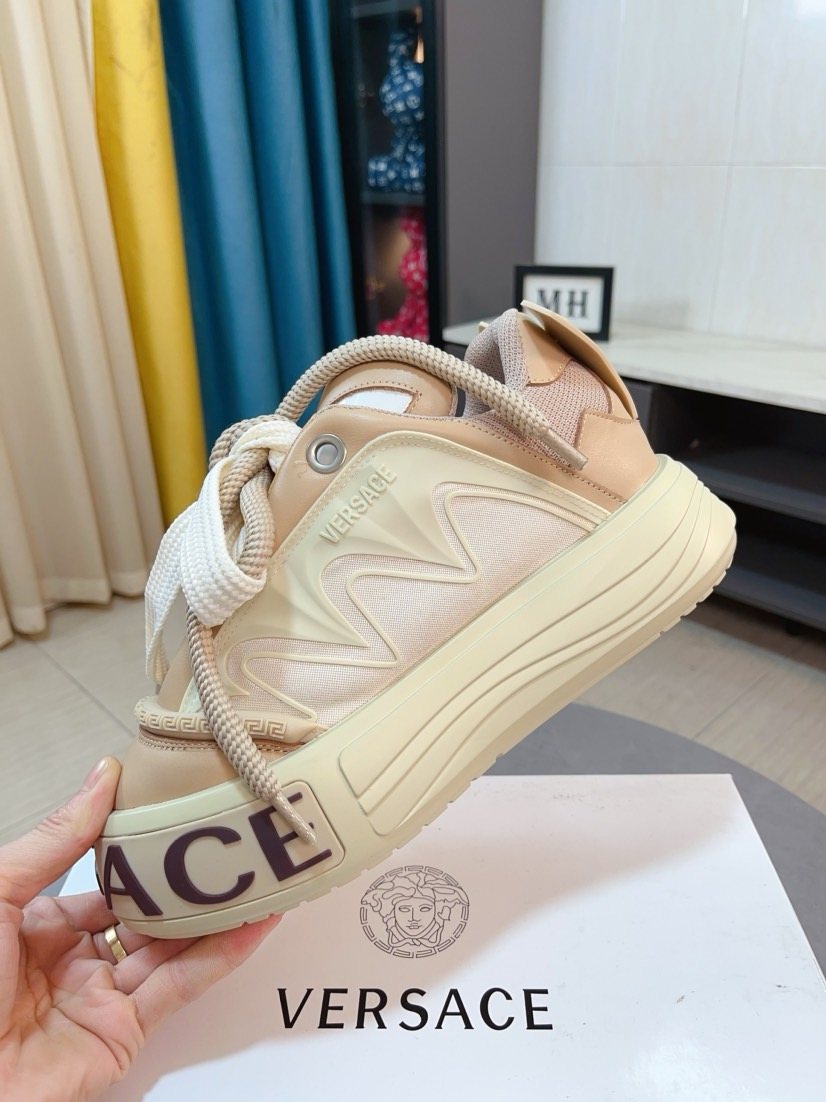Versace Logo Sole Sneakers — front