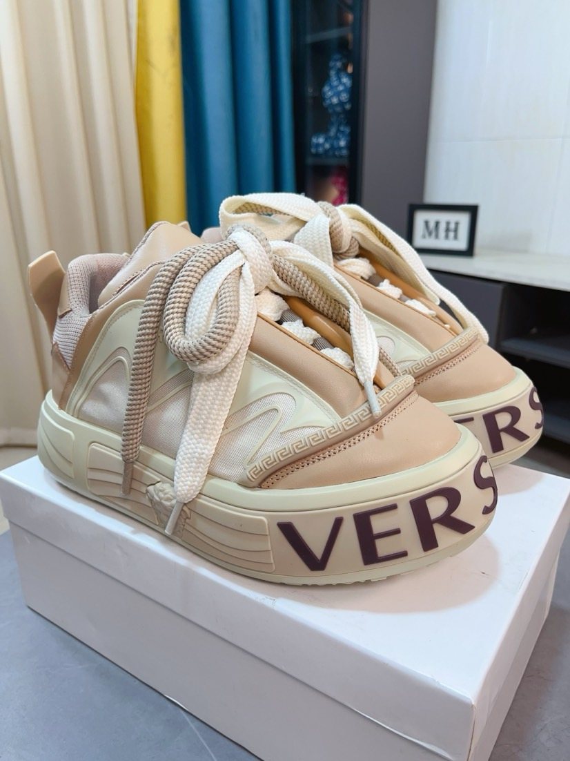 Versace Logo Sole Sneakers — front
