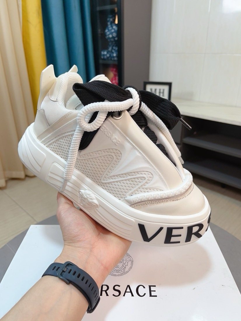Versace Logo Sole Sneakers — side
