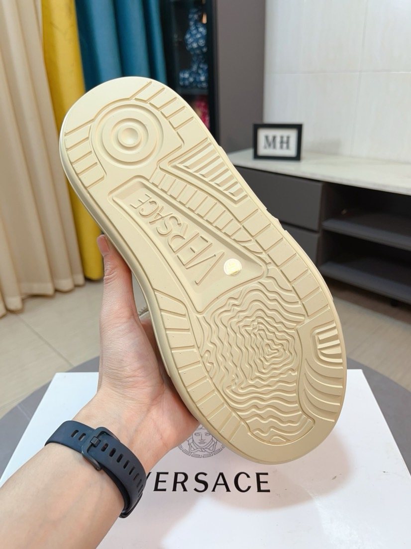 Versace Logo Sole Sneakers — back