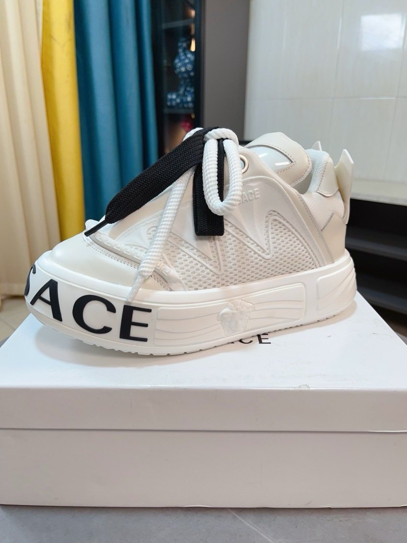 Versace Logo Sole Sneakers — front