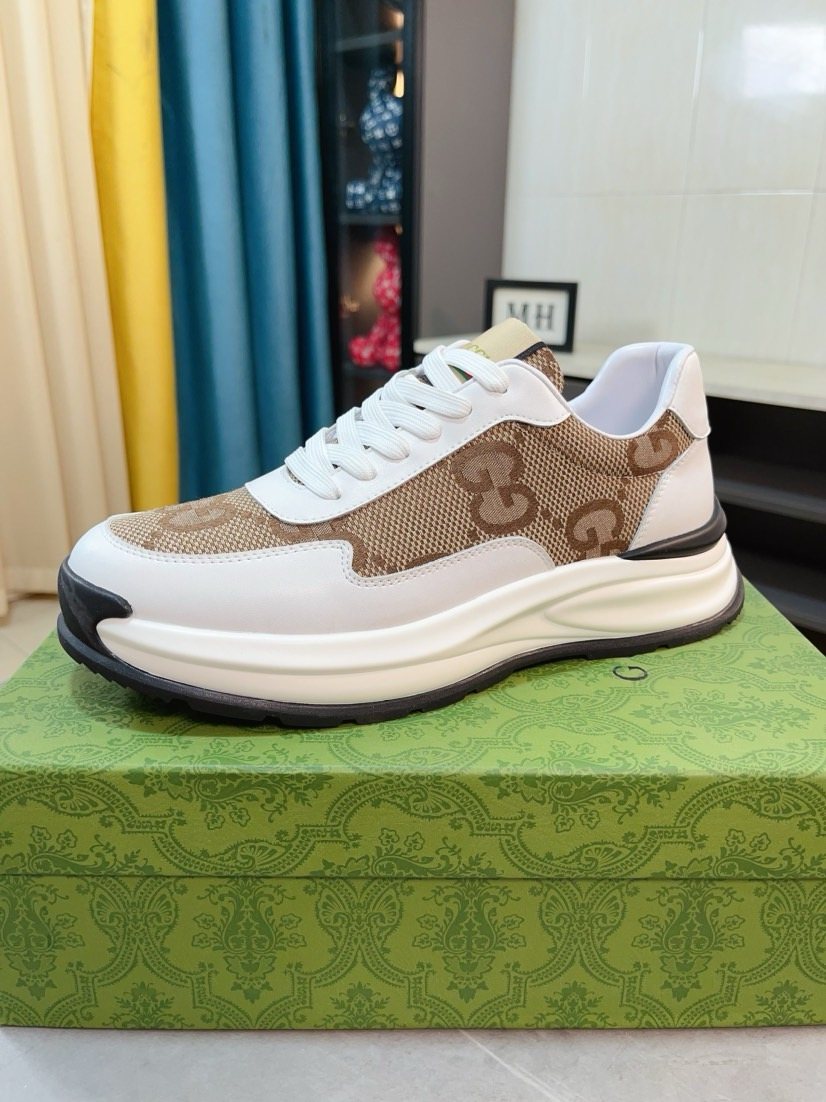 Gucci GG Pattern Sneakers — front