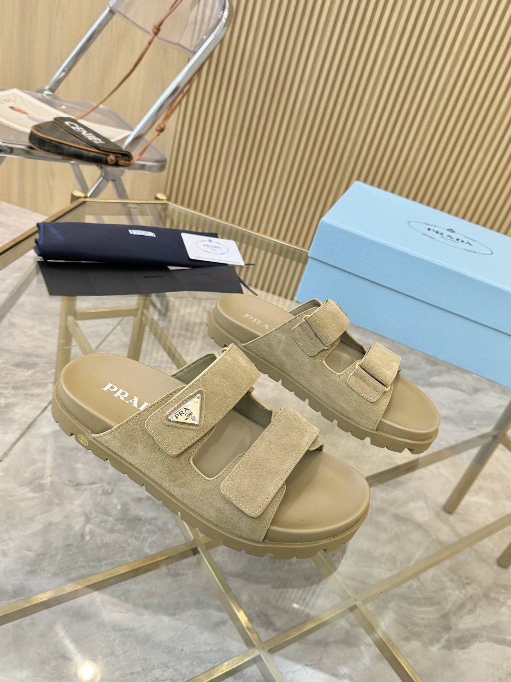 Prada Lug Sole Platform Sandals — hero