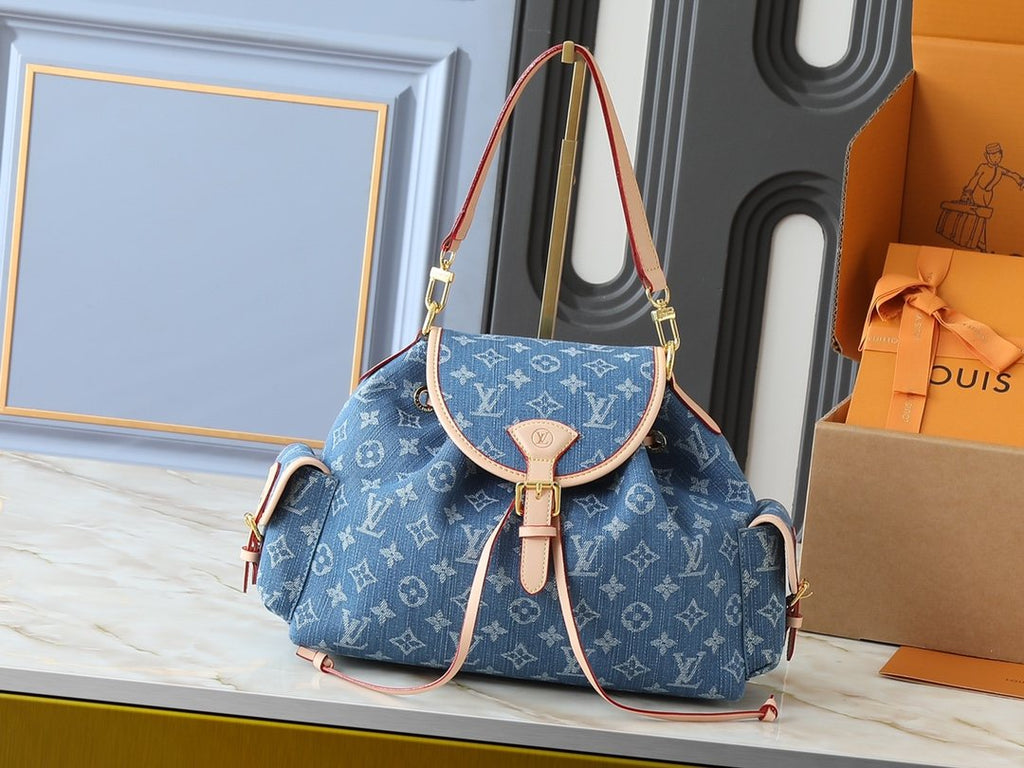 Louis Vuitton Odyssée Backpack Handbag — front