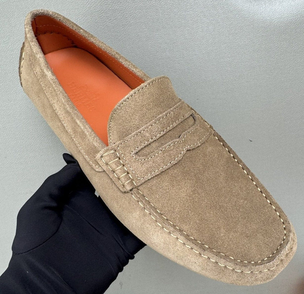 Hermès Men's Driving Loafers — front