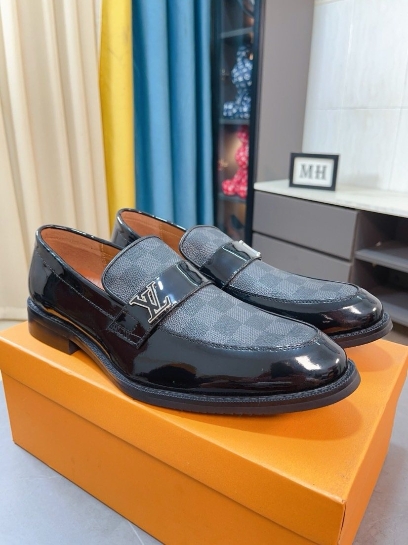 Louis Vuitton Check Panel Loafers — hero