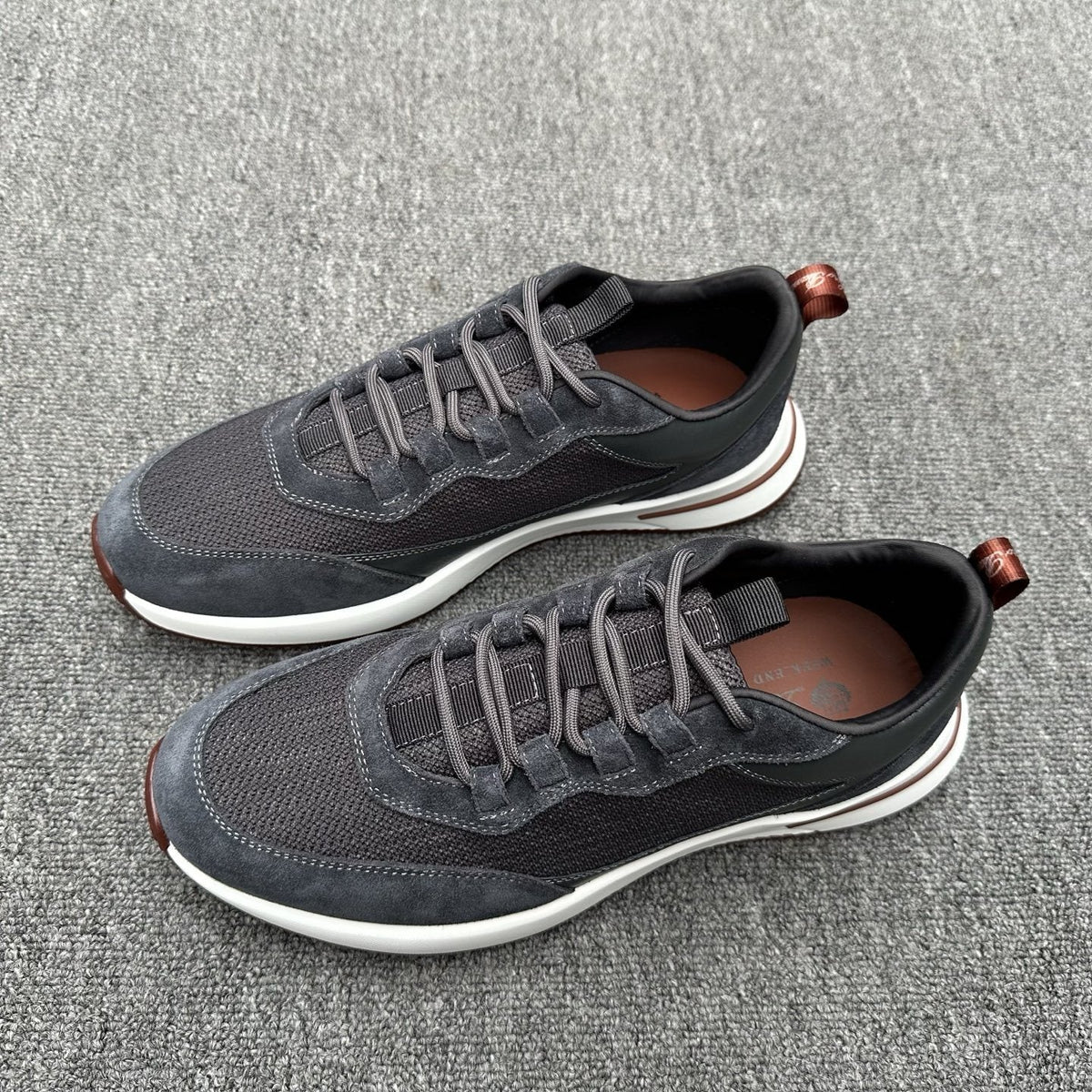Loro Piana Mesh Low-Top Sneakers — front