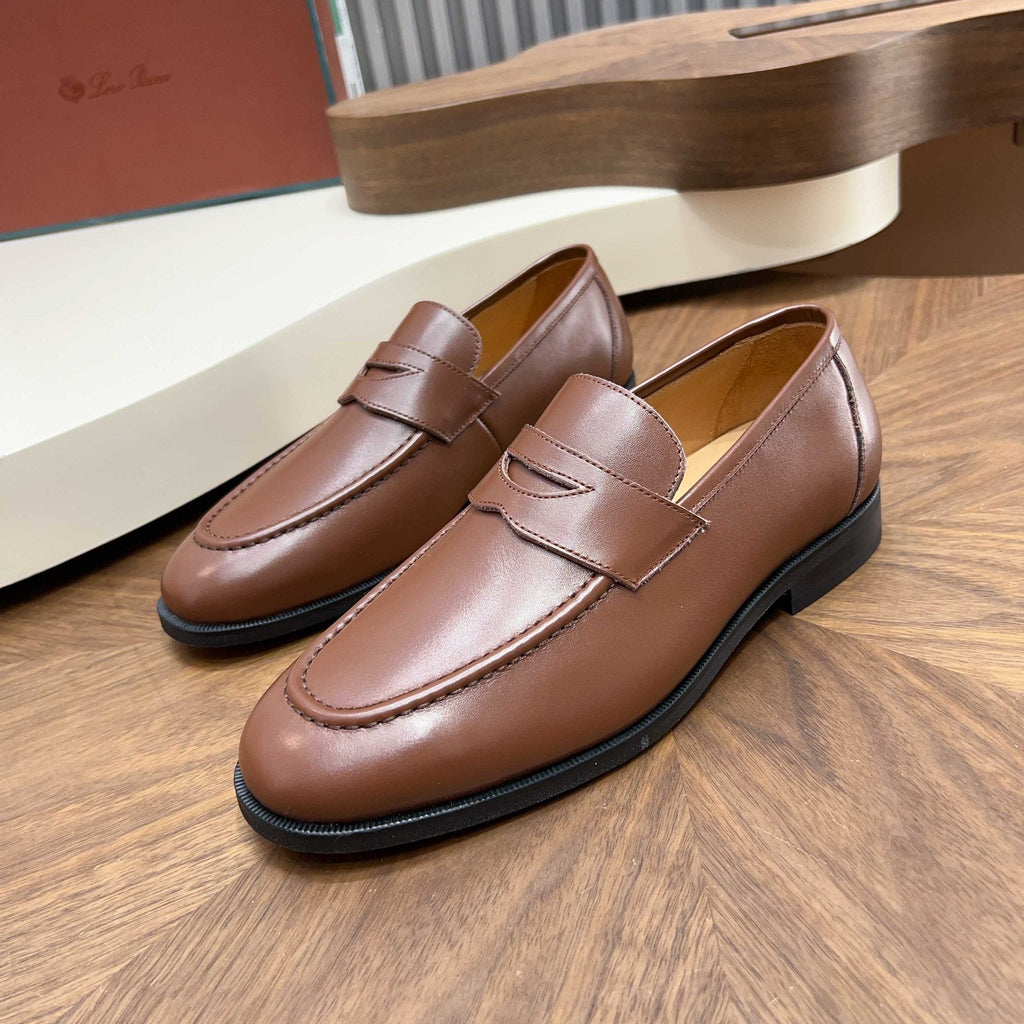 Men’s Leather Penny Loafers — hero